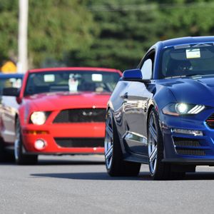 AmericanMuscle.com Car Show Ford Mustangs
