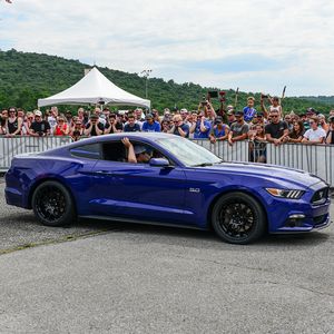 AmericanMuscle.com Car Show Ford Mustangs