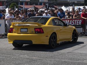 AmericanMuscle.com Car Show Ford Mustangs