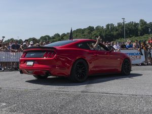 AmericanMuscle.com Car Show Ford Mustangs