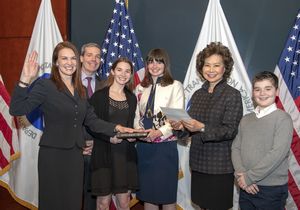 Elaine L. Chao swears in Nicole R. Nason