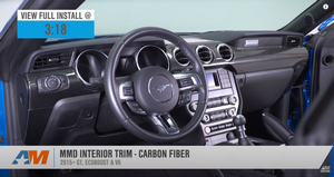Ford Mustang MMD Carbon Fiber Trim Panel Kit