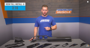Ford Mustang MMD Carbon Fiber Trim Panel Kit