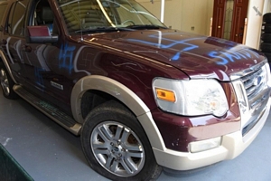 Vandalized 2006 Ford Explorer Hate Crime