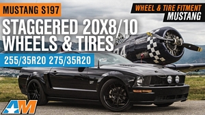 Mustang S197 Staggered Wheels and Tires Review