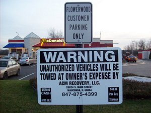 ACM Recovery, LLC Sign