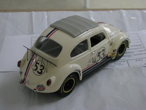 Volkswagen Beetle Herbie Fully Loaded Model Stock Car