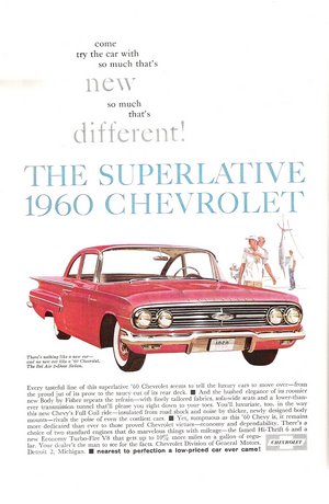 1960 Chevrolet Bel Air Advertisement