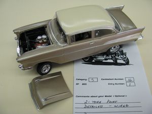 1957 Chevrolet Bel Air Model Car