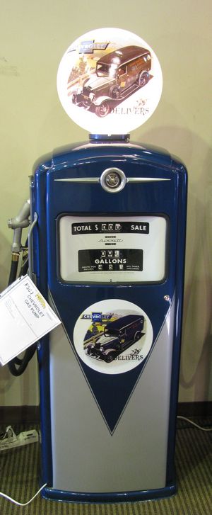 Chevrolet Bennett 1950's Gas Pump