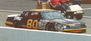 Eddie Bierschwale Car at the 1987 Champion Spark Plug 400