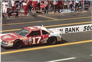 Eddie Bierschwale Car at the 1986 Goody's 500