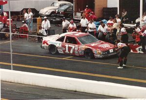 Eddie Bierschwale Car at the 1986 Goody's 500