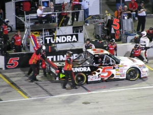 Bill Davis Racing Mike Skinner Pit Stop