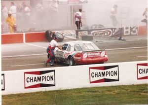 1988 Brett Bodine Car at the 1988 Champion Spark Plug 400