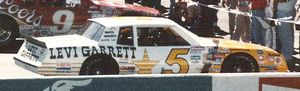 1985 Geoff Bodine Car at the 1985 Champion Spark Plug 400