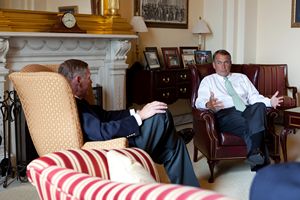 John Boehner and Alan Mulally