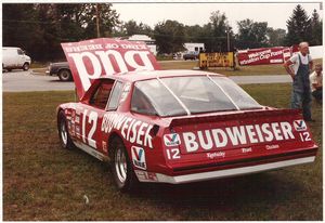 1986 Neil Bonnett Car at the 1986 Champion Spark Plug 400