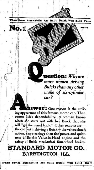 1925 Buick Advertisement