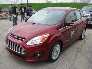 2013 Ford C-Max Hybrid SEL in Ruby Red Metallic Tinted