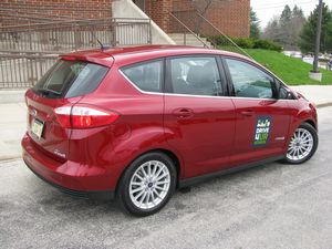 2013 Ford C-Max Hybrid SEL in Ruby Red Metallic Tinted