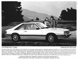 1979 Mercury Capri