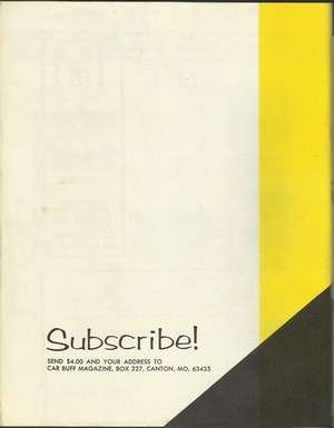Car Buff Magazine: February/March 1971