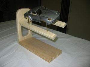 CARS in Miniature Paint Stand Porsche