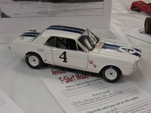 CARS in Miniature AJ Foyt Trans Am Ford Mustang