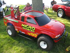 Dieter Sturm's Micro Monster 1999 Dodge Dakota Jet Dragster