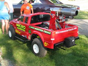 Dieter Sturm's Micro Monster 1999 Dodge Dakota Jet Dragster