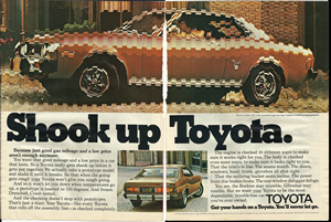 Toyota Celica Advertisement
