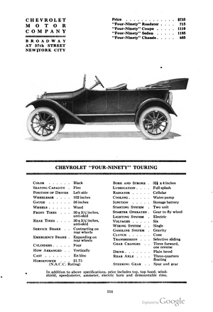 Chevrolet Four-Ninety Touring