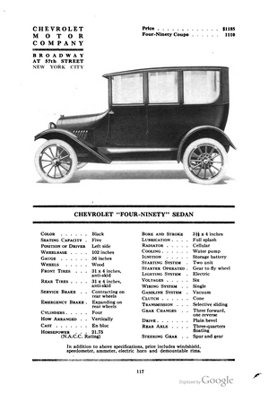 Chevrolet Four-Ninety Sedan