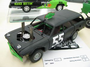 1965 Chevrolet Demolition Derby Station Wagon Model Car