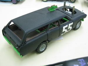 1965 Chevrolet Demolition Derby Station Wagon Model Car
