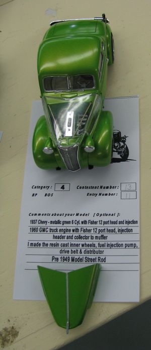 1937 Chevrolet Hot Rod Model Car