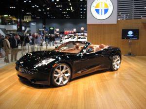 Fisker Sunset at the 2010 Chicago Auto Show