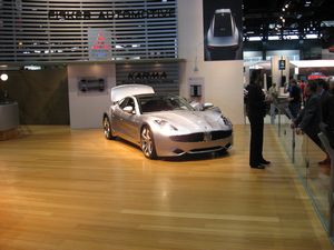 Fisker Karma at the 2010 Chicago Auto Show