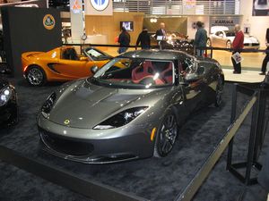 Lotus Evora at the 2010 Chicago Auto Show