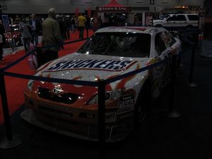 Kyle Busch Snickers Toyota Camry at the 2010 Chicago Auto Show