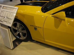Chevrolet Camaro 2SS Coupe Bumblebee at the 2010 Chicago Auto Show