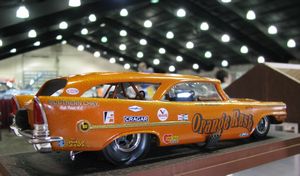 Orange Rush 1957 Chrysler Dragster Model