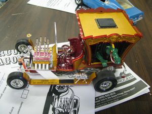 Circus Wagon Model Car