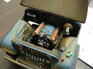 Weathered Jeep CJ-7 Model