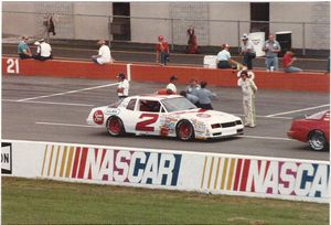 1986 Rodney Combs Car at the 1986 Champion Spark Plug 400
