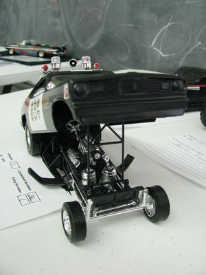 Cop Out Plymouth Duster Model Car