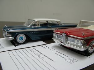 1959 Edsel Corsair Model Car