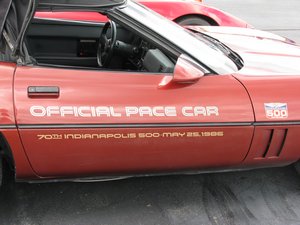 1986 Chevrolet Corvette Indianapolis 500 Pace Car