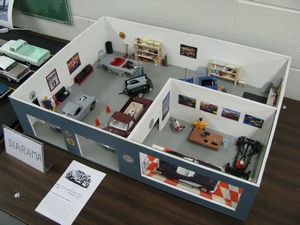 Corvette C1 Shop Diorama